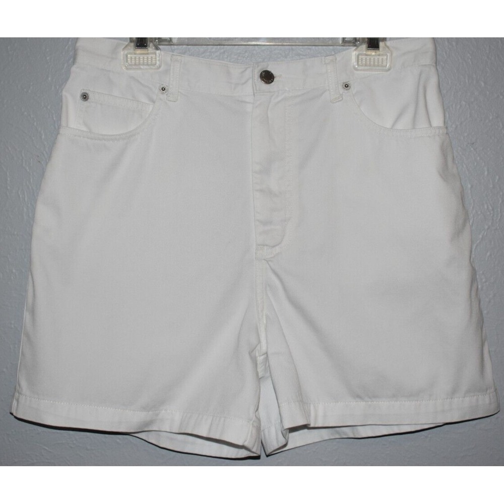 Banana Republic Women Sz 31 (12) Shorts Denim White Summer Cotton 4 inch Inseam